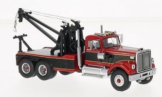 White Road Boss Tow Truck, red/black, 1977